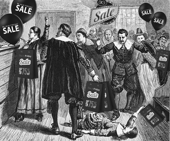 The Pilgrims At The First Black Friday
