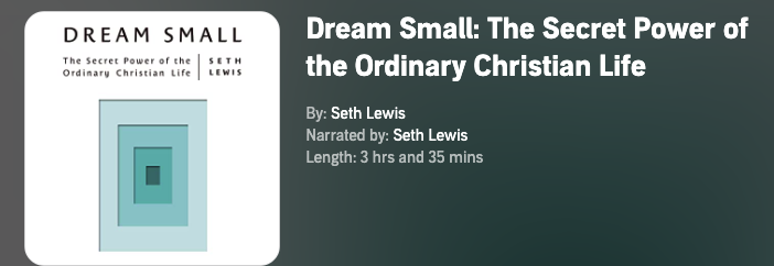 Dream Small Audiobook Is Now Available